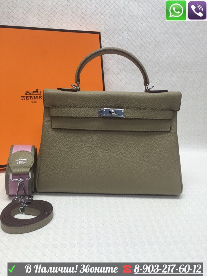 Сумка Hermes Kelly Гермес Келли 32 Эрмес Люкс Голубой - фото 3 - id-p99195509