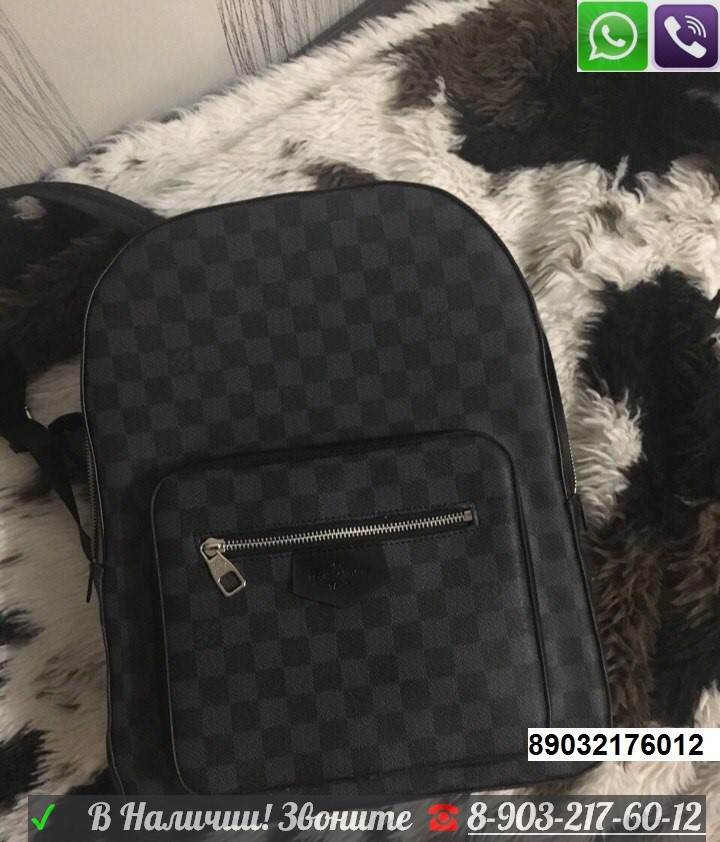 Серая Рюкзак Шашка Louis Vuitton Josh Lv Луи Виттон - фото 10 - id-p99195514