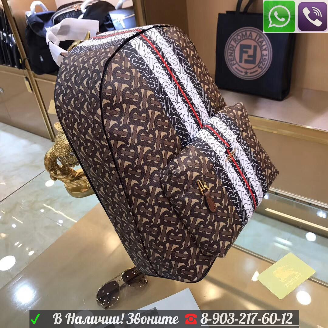 Рюкзак Burberry Rucksack Monogram Берберри коричневый - фото 3 - id-p99198413