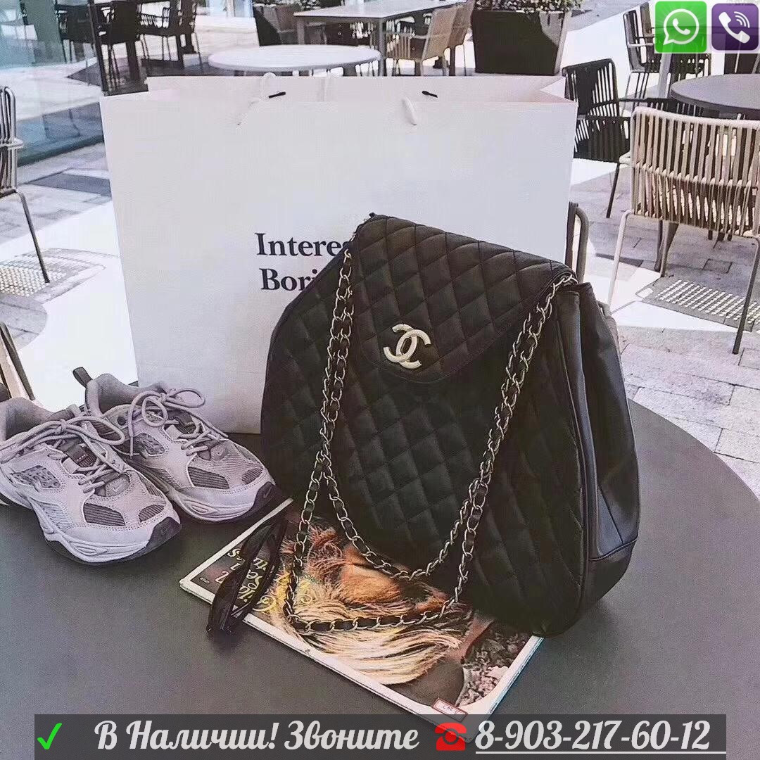 Сумка мешок Chanel Шанель с прострочкой - фото 2 - id-p99199290