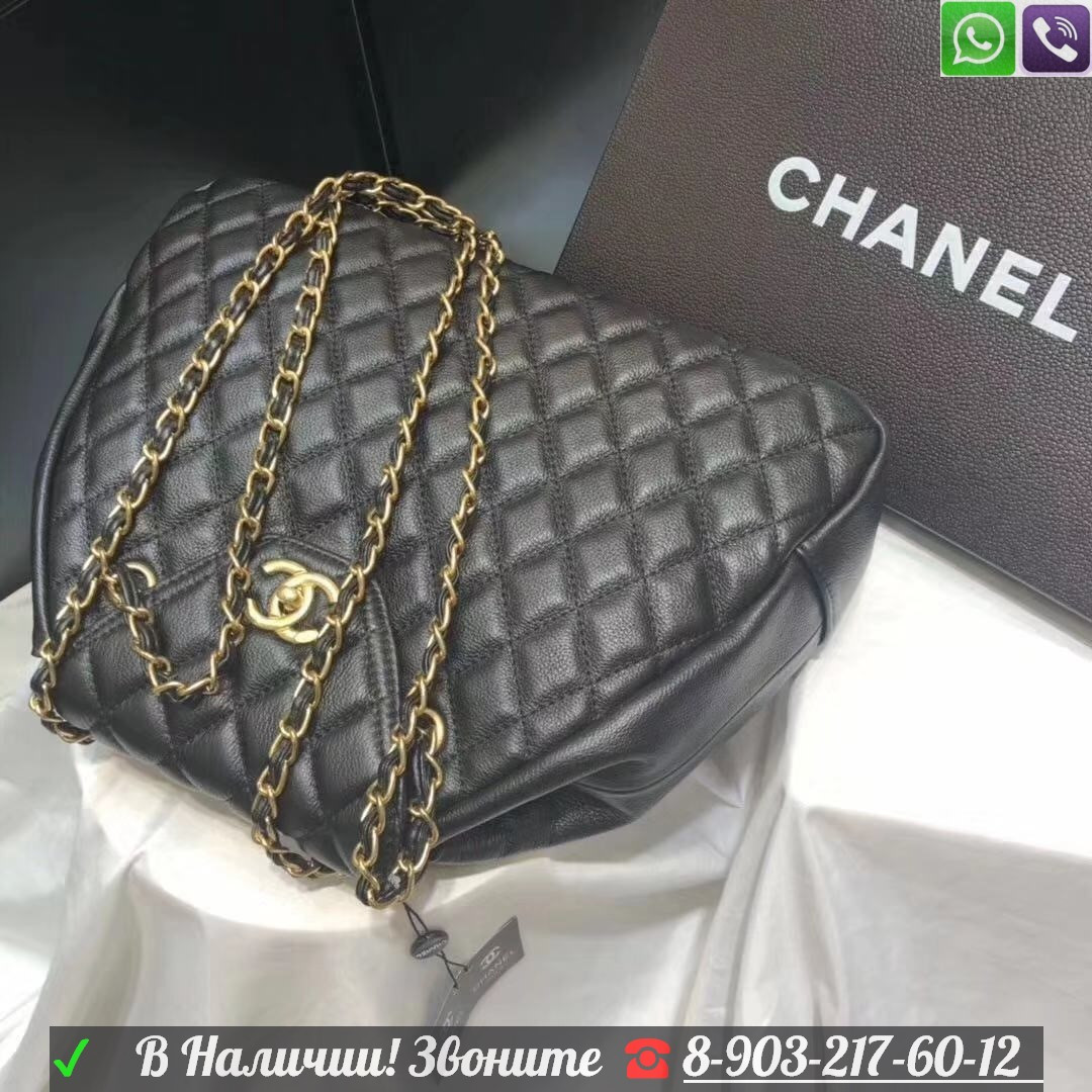 Сумка мешок Chanel Шанель с прострочкой - фото 4 - id-p99199290
