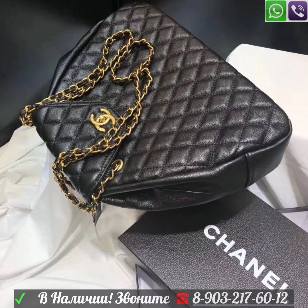 Сумка мешок Chanel Шанель с прострочкой - фото 8 - id-p99199290