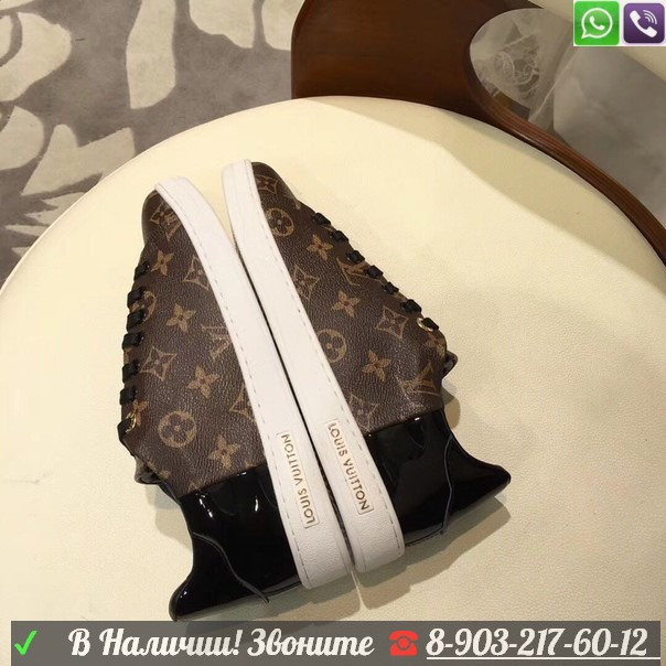 Кеды Louis Vuitton FRONTROW Monogram Луи Виттон - фото 2 - id-p99202138