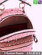 Рюкзак Черный Valentino Spike Валентино мини на карабинах Розовый, фото 2