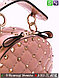 Рюкзак Черный Valentino Spike Валентино мини на карабинах Розовый, фото 3