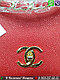 Красный Рюкзак Chanel 2.55 Caviar Шанель Икра, фото 6