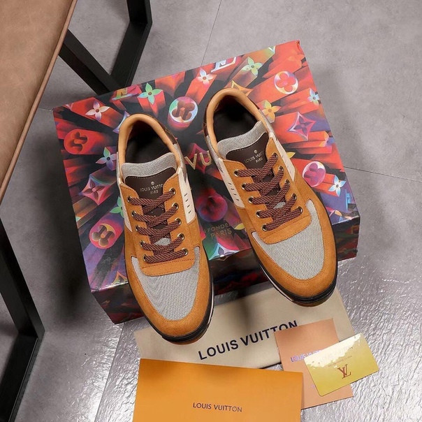 Кроссовки Louis Vuitton Harlem Бежевые - фото 1 - id-p99205935