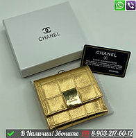 Кошелек Chanel на кнопке Золотой