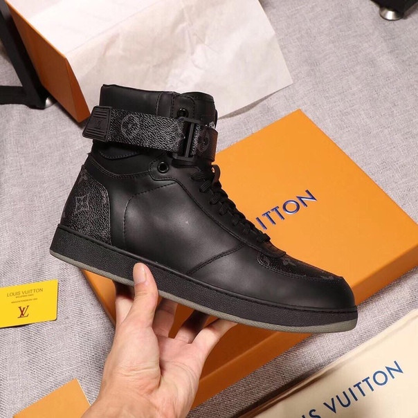 Кроссовки Louis Vuitton Rivoli черные - фото 9 - id-p99205951