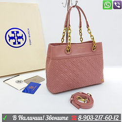 Сумка тоут Tory Burch Розовый