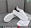 Кеды Alexander McQueen кроссовки белые с цветной вставкой, фото 2