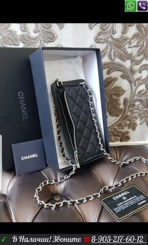 Сумка Chanel под телефон клатч Шанель - фото 3 - id-p99203128