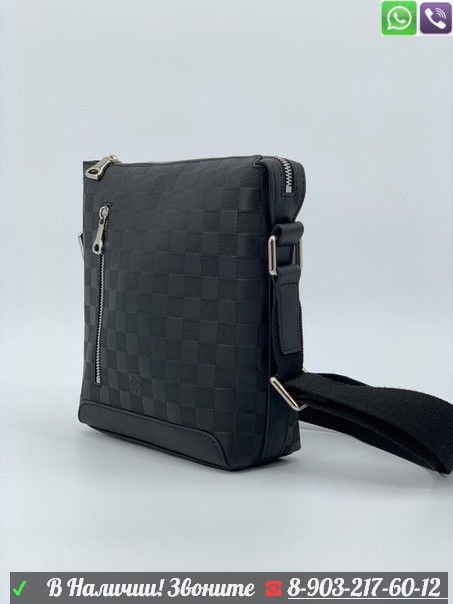 Сумка планшет Louis Vuitton черный - фото 4 - id-p99206952