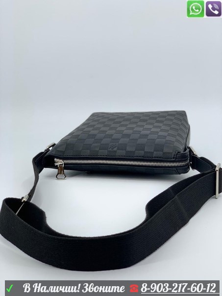 Сумка планшет Louis Vuitton черный - фото 8 - id-p99206952