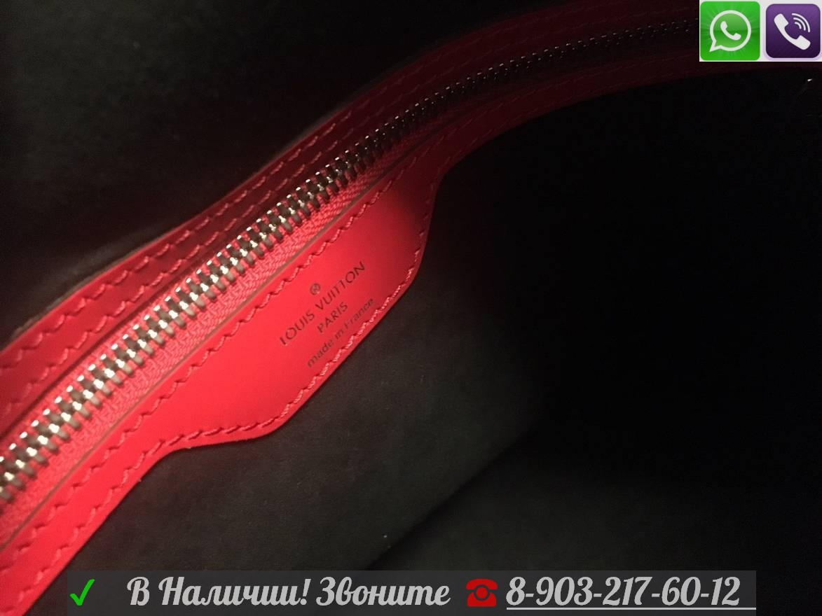 Сумка Louis Vuitton Supreme Красная LV Keepal - фото 6 - id-p99195579