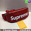 Сумка Барсетка на пояс Louis Vuitton Supreme Красная Черная, фото 8