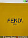 Сумка тоут Fendi желтая, фото 7
