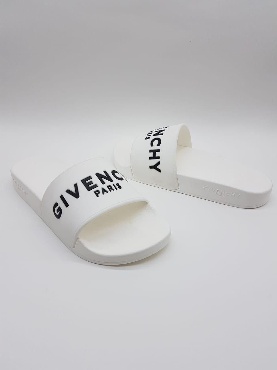 Шлепанцы Givenchy резиновые Белый - фото 1 - id-p99205987