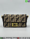 Сумка Fendi Baguette тканевая с логотипом, фото 3