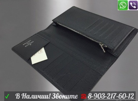 Кошелек Louis Vuitton Supreme Черный Суприм - фото 2 - id-p99195620