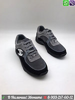 Кроссовки Chanel Шанель замшевые женские