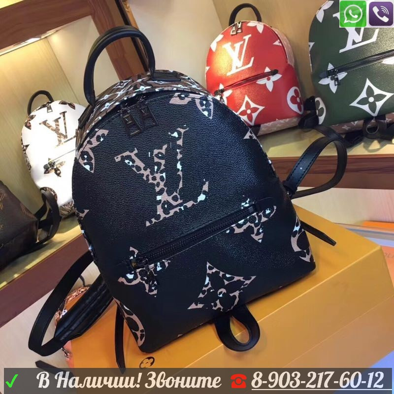 Женский рюкзак Louis Vuitton Jungle монограмма - фото 7 - id-p99199403