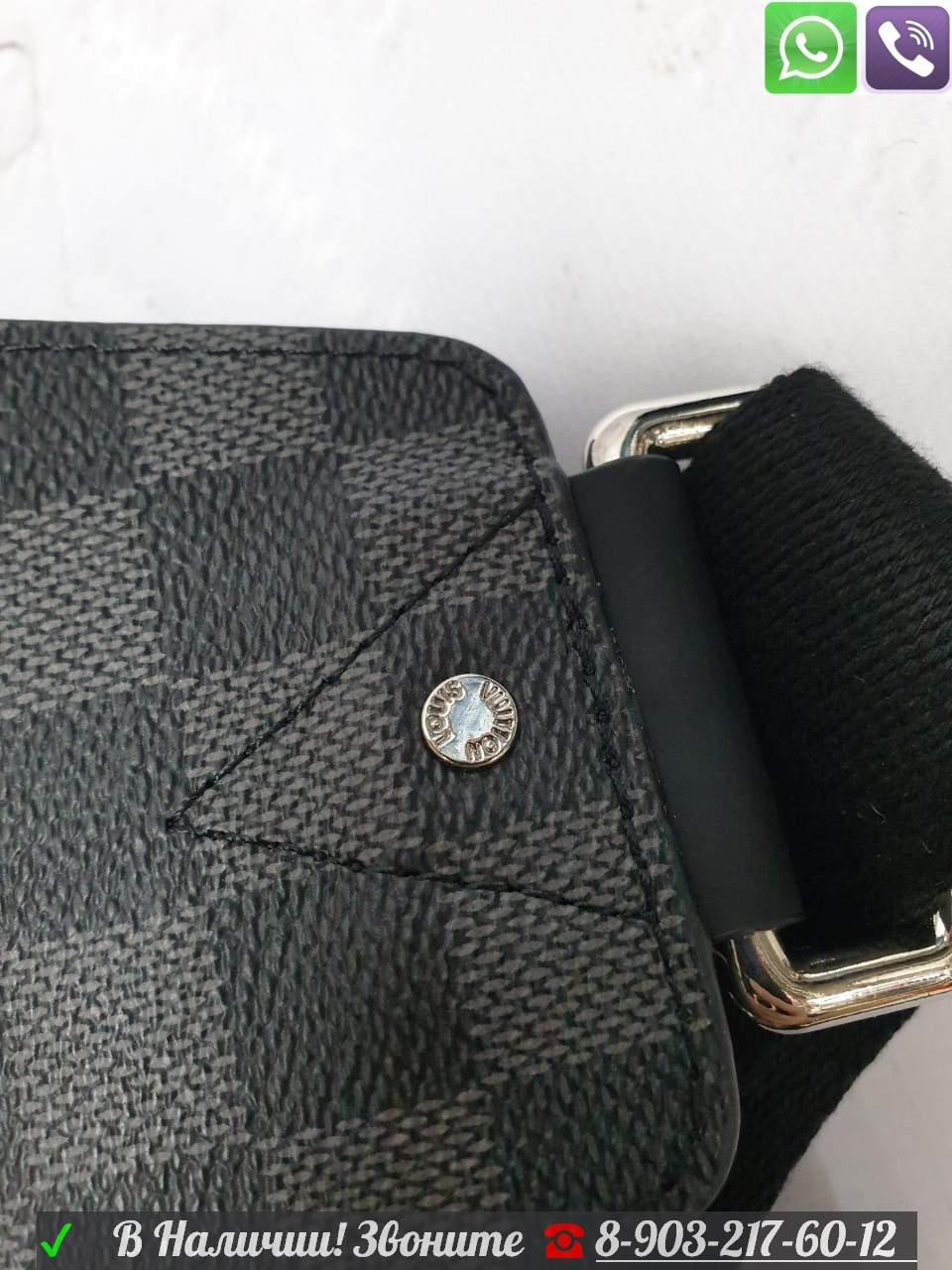 Сумка Louis Vuitton Avenue Sling Lv Stickers Луи Витон - фото 8 - id-p99198527