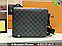 Сумка Louis vuitton District LV Луи Виттон планшет с цветным ремнем, фото 9