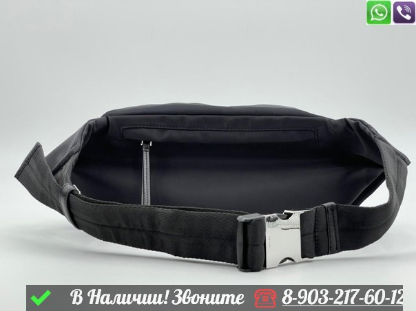 Поясная сумка Prada черная - фото 6 - id-p99213795