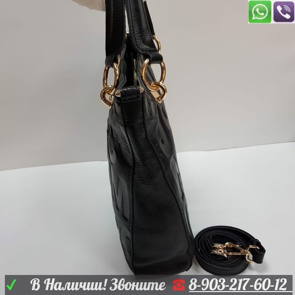 Сумка тоут Marc Jacobs черная - фото 3 - id-p99207970