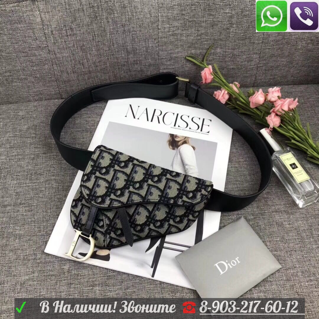 Поясная Сумка Christian Dior Saddle Belt - фото 9 - id-p99197560