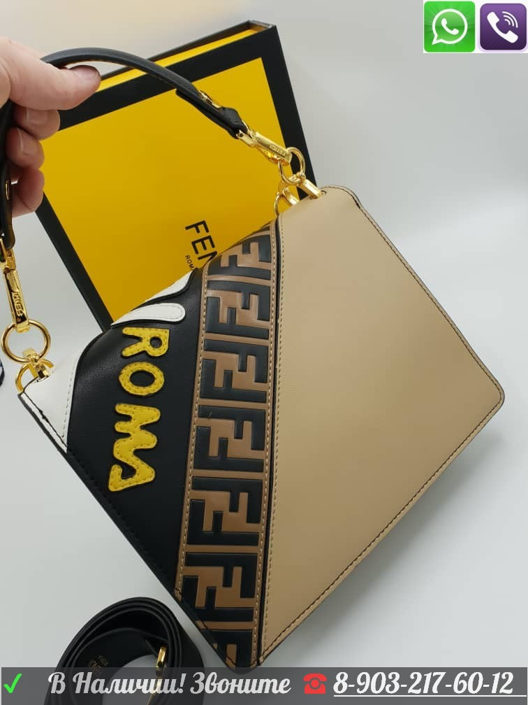 Сумка Fendi Kan I F Logo - фото 2 - id-p99197563