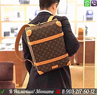 Louis Vuitton soft trunk қоңыр ерлерге арналған рюкзак