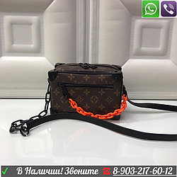 Сумка Louis vuitton lv mini soft 18см Луи Виттон клатч через плечо