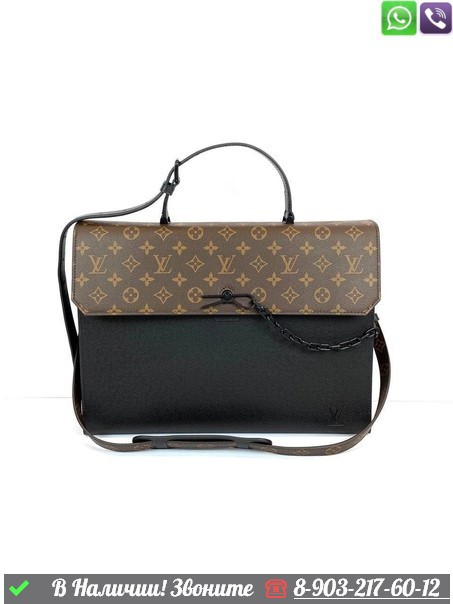 Портфель Louis Vuitton Robusto черный - фото 1 - id-p99211848