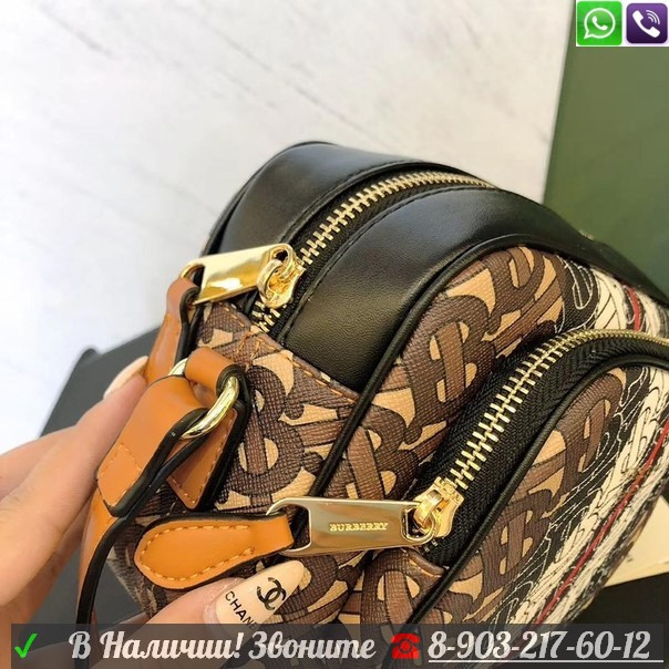 Сумка Burberry с монограммой TB - фото 3 - id-p99205154