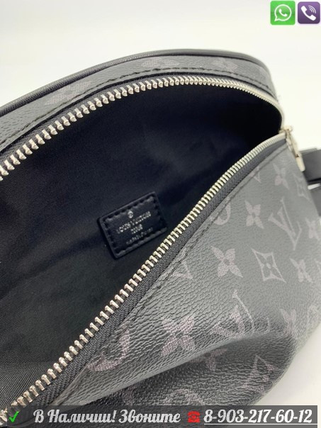 Поясная сумка Louis Vuitton Bum черный - фото 2 - id-p99207036