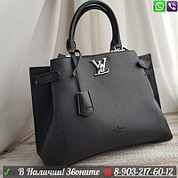 Louis Vuitton Черная сумка LockMe