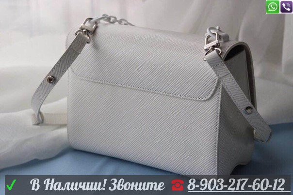 Louis Vuitton Белый клатч Twist - фото 3 - id-p99204204