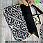 Сумка Fendi Baguette с буквами черно-белыми, фото 3