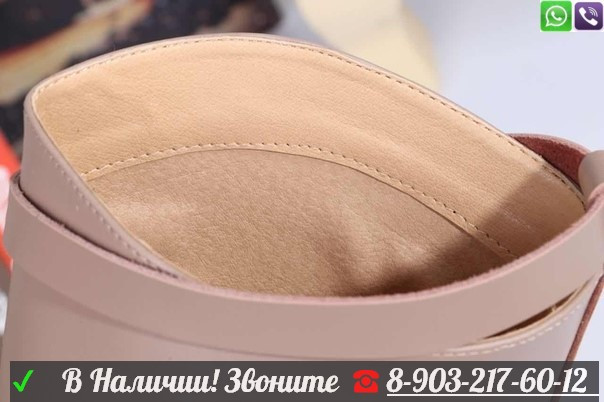 Сапоги Hermes высокие гладкие на плоской подошве Коричневый - фото 7 - id-p99209938