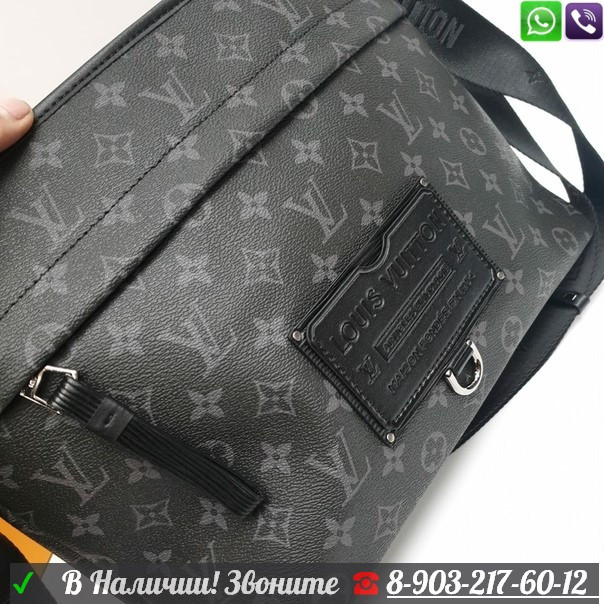 Сумка-планшет Louis Vuitton Melanie MM черный - фото 7 - id-p99206100