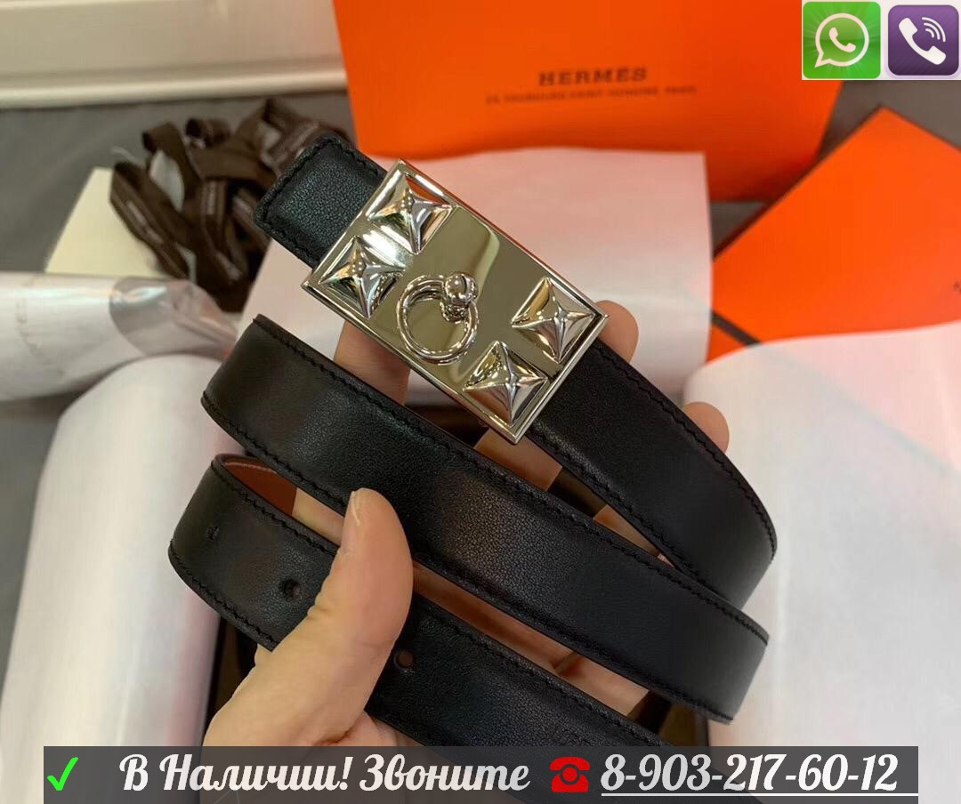 Ремень Hermès Collier de Chien коричневый Гермес - фото 1 - id-p99198586