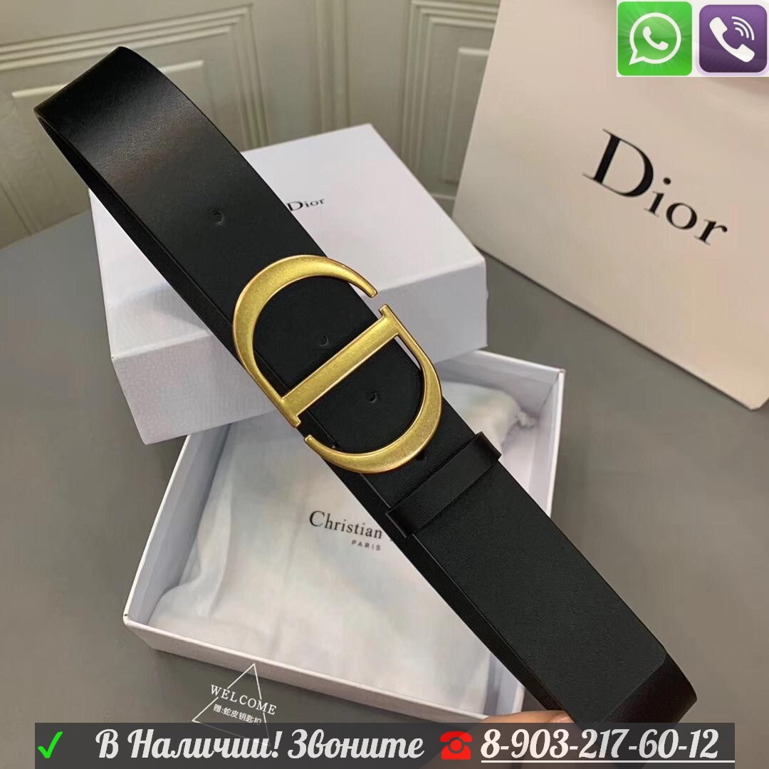 Ремень Dior Saddle Belt Christian Dior Черный пояс - фото 3 - id-p99198593