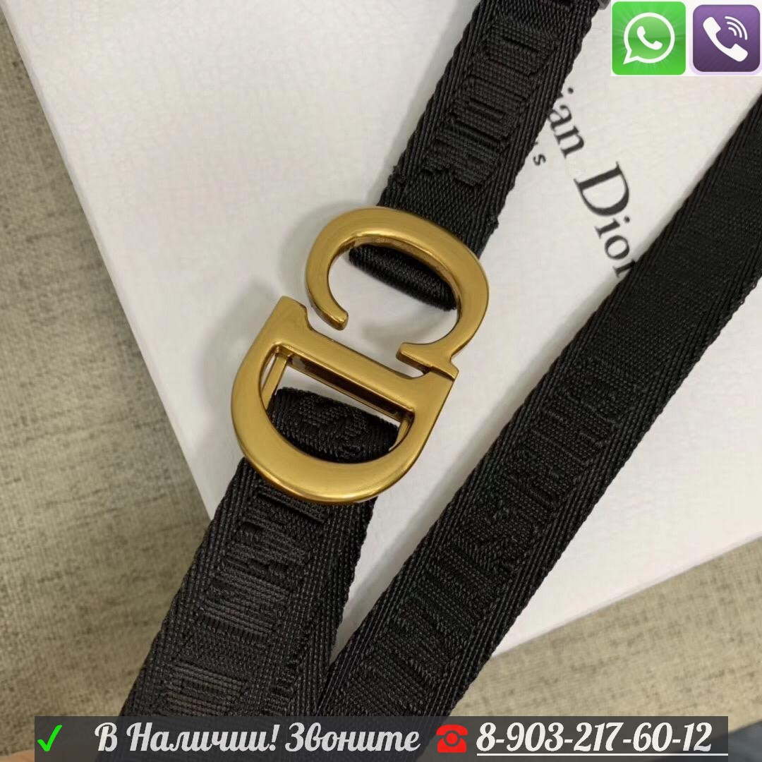 Ремень Dior CD SADDLE NYLON BELT ремень тканевый 2 см - фото 5 - id-p99198598