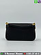 Сумка Fendi Baguette черная с желтым подкладом, фото 9