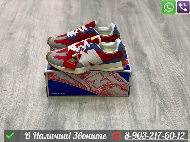 Кроссовки New Balance 327 красные - фото 6 - id-p99214812