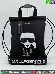 Сумка мешок Karl Lagerfeld Черный