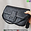 Сумка Fendi Baguette Фенди клатч кожаный черный, фото 6