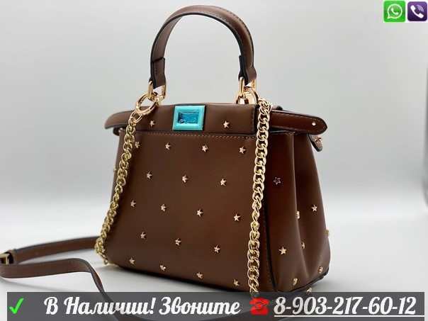 Сумка Fendi Peekaboo Mini - фото 9 - id-p99206136